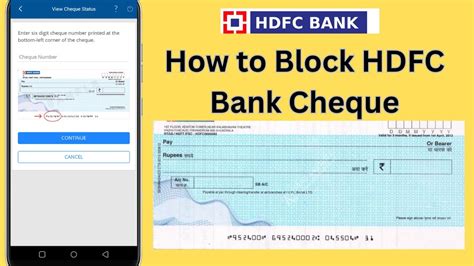 hdfc bank stop payments